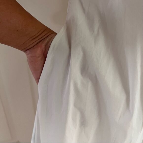 Altuzarra Rhodea Cotton-Blend Midi-Dress in White US 8 EU 40 NEW MSRP $1495 - Picture 7 of 13